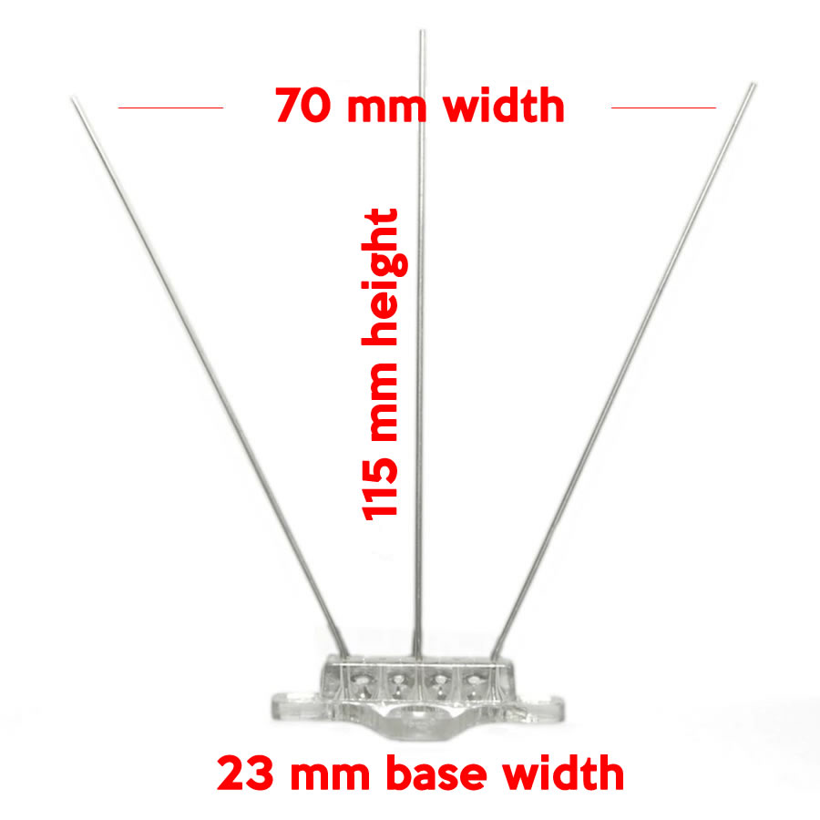 Bird Spikes | Bird Control Spikes | Bird Deterrent Spikes (per 50cm strip): image 2
