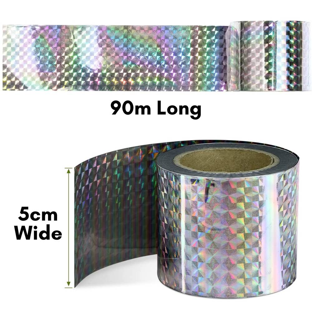Bird Reflective Tape | Bird Scare Ribbon | Bird Flash Tape: image 5
